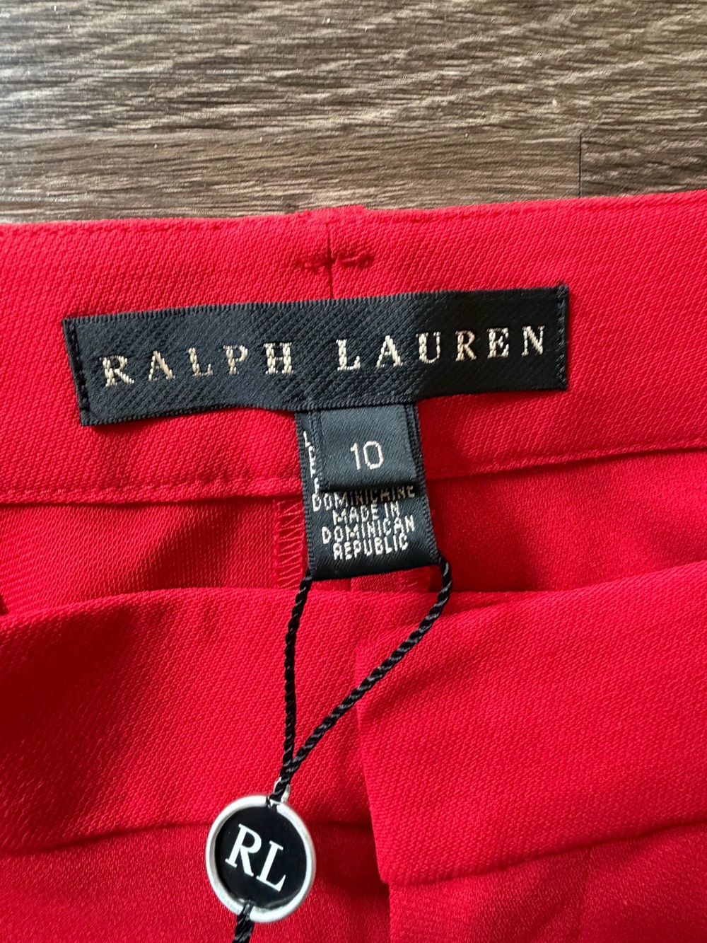 Ralph Lauren Bright Red Flare Pants -NWT - Picture 4 of 6